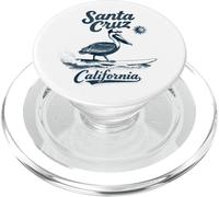 Vintage California CA Retro Surfing Pelican Santa-Cruz PopSockets PopGrip per MagSafe
