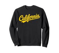 Vintage California Script Retro Swoosh Men's Women's Tween Felpa