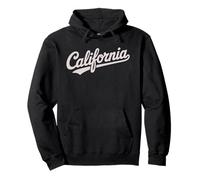 Vintage California Script Retro Swoosh Men's Women's Tween Felpa con Cappuccio