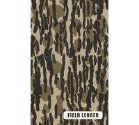 Vintage Camouflage Field Ledger: 5x8 Travel Dot Grid Notebook for Nature Journaling, Hunting Logs, Hiking and Scouting Documenting, and Outdoor Observations | 110 Pages, Light Grey Pocket Edition