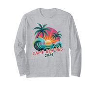 Vintage Camp Besties 2026 Vacanza Vacanza Spiaggia Maglia a Manica