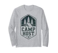 Vintage Camp Host Camping Chaos Coordinatore Direttore Squadra Maglia a Manica