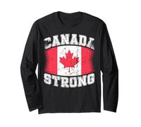 Vintage Canada Forte Maglia a Manica
