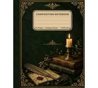 Vintage Candlelight Composition Notebook: College Ruled Notebook for School, College, Journaling & Everyday Writing | Standard Size 7.5 x 9.25 in | 110 Pages.