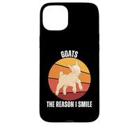 Vintage Capre La Ragione Io Sorriso Retro Goat Amante Custodia per iPhone 15 Plus