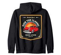 Vintage Car Classic Fresh from Garage Since 1975 Felpa con Cappuccio