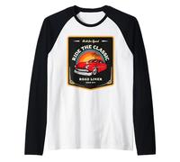 Vintage Car Classic Fresh from Garage Since 1975 Maglia con Maniche Raglan