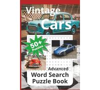 Vintage Cars: Advanced Word Search Puzzle Book