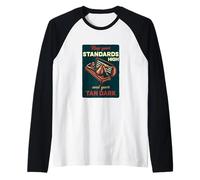 Vintage cartello pubblicitario t-shirt stampa, abbronzatura scuro solarium Maglia con Maniche Raglan