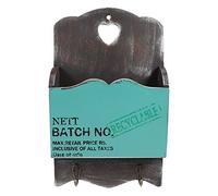 Vintage Cassetta Postale/Mailbox di Legno a Parete, Scatola d’Immagazzinaggio con Piloni Portachiavi per Corridoio Portone Cestello Portaoggetti (Colore : Bluish Green)