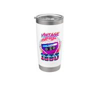 Vintage Cassette 1990 36 Years Old Retro 80s 36th Birthday Bicchiere termico in acciaio inox doppia parete