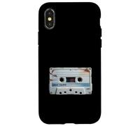Vintage Cassette Mix Tape Retro Music Lovers 1970 1980 Custodia per iPhone X/XS