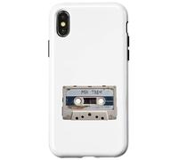 Vintage Cassette Mix Tape Retro Music Lovers 1970 1980 Custodia per iPhone X/XS