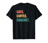 Vintage Cats Coffee Uncinet Lovers Maglietta