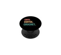 Vintage Cats Coffee Uncinet Lovers PopSockets PopGrip Adesivo