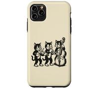 Vintage Cats Giocare Musica Custodia per iPhone 11 Pro Max