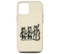 Vintage Cats Giocare Musica Custodia per iPhone 12/12 Pro