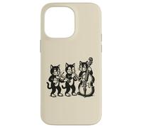 Vintage Cats Giocare Musica Custodia per iPhone 14 Pro Max