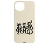 Vintage Cats Giocare Musica Custodia per iPhone 15 Plus