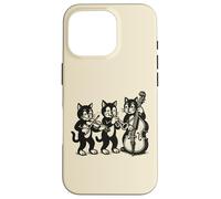 Vintage Cats Giocare Musica Custodia per iPhone 16 Pro
