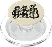 Vintage Cats Giocare Musica PopSockets PopGrip per MagSafe
