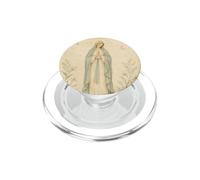 Vintage Cattolica Vergine Maria Preghiera Floreale Luna PopSockets PopGrip per MagSafe