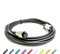Vintage Cavo Microfono per Akg D202 + Altri. 3 Perno Bloccaggio din Neutrik Male