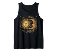 Vintage Celestial Sun Moon Spiritual Harmony Canotta