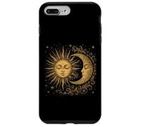 Vintage Celestial Sun Moon Spiritual Harmony Custodia per iPhone 7 Plus/8 Plus