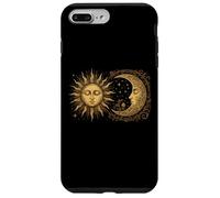 Vintage Celestial Sun Moon Spiritual Harmony Custodia per iPhone 7 Plus/8 Plus