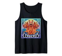 Vintage Cerberus Mitologia Greca Amante Tre Teste Cane Mito Canotta