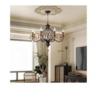 Vintage Chandelier Living Room Light Antique Bedroom Lighting Pendants Crystal Decoration Led,lampadario