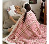 Vintage Checkered Throw Blanket, Fall Winter Thick Washable Plaid Decor Blanket, Soft Comfortable Reversible Plush Warm Throw for Bed,Sofa,Couch,Living Room,Dorm Essentials