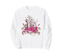 Vintage Cherubs Rose Garden Romance Felpa