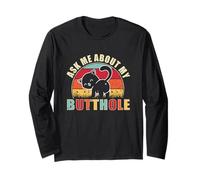 Vintage chiedimi di Mio Butthole Gatto Culo Maglia a Manica