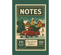 Vintage Christmas Notebook: Retro Holiday Journal - Limited Winter Edition 2025 | PH Heritage Notes Festive Collection for Kids and Adults: 120 Lined ... | Perfect Stocking Stuffer Gift | 6" x 9"
