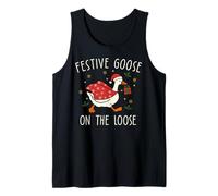 Vintage Christmas Silly Goose on The Loose, Xmas Canotta