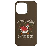 Vintage Christmas Silly Goose on the Loose, Xmas Custodia per iPhone 14 Pro Max