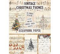 Vintage Christmas Themes: Elegant Seasonal Sheets Ideal for Creative Crafts, Scrapbooking, and Festive Decor
