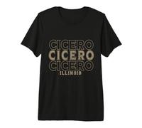 Vintage Cicerone Illinois Maglietta Premium