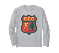 Vintage Civilian Conservation Corps Retro CCC Logo Maglia a Manica