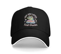 Vintage Classico Ci Vediamo più Tardi Prima elementare Fine della Scuola Alligatore Berretto Baseball Stampa Cappello Camionista Estate Unisex Uomo KPOP Rock Berretti Baseball durevoli Confortevoli