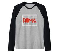 Vintage Classico Roma Roma Roma Italia Souvenir Maglia con Maniche Raglan