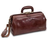VINTAGE CLASSY'S, Borsa Medico, Borsa Da Dottore In Pelle, Marrone