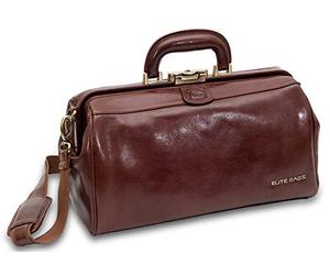 VINTAGE CLASSY'S, Borsa Medico, Borsa Da Dottore In Pelle, Marrone