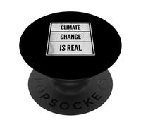 Vintage Climate Change is Real Earth Day PopSockets PopGrip Adesivo