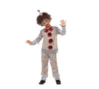 Vintage Clown Costume Adulti Bambini Halloween Costume Spaventoso Pennywise
