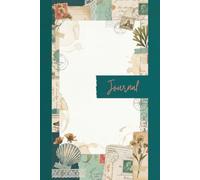 Vintage Coastal Expedition Journal Pages - 6x9 Decorative Paper - 100 Nautical Ocean Sheets with Coral Accents, Seaweed Botanicals, Antique Maps, and Shell Collage