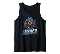 Vintage Cocker Spaniel 4 luglio Merica Canotta