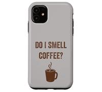 Vintage Coffee Lover Motif For Women And Men With Coffee Pot Custodia per iPhone 11